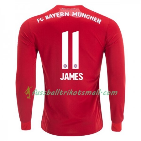 Fußballtrikots FC Bayern München James Rodriguez 11 2019-2020 Langarm Heimtrikotsatz kaufen